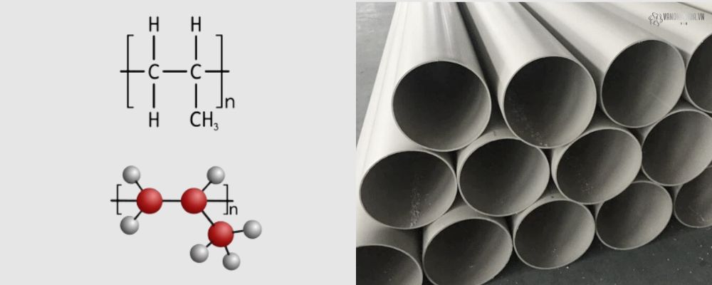 công thức hóa học của nhựa PPH