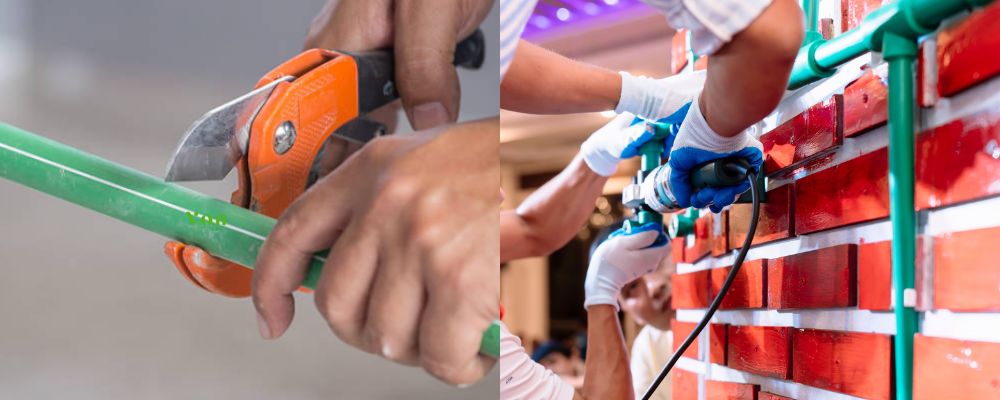 công cụ và vật liệu hàn ống PPR