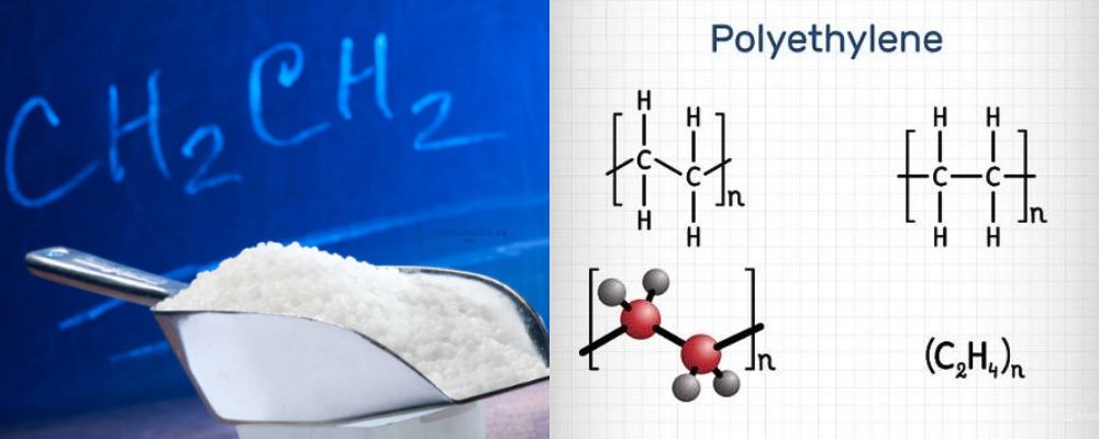 công thức hóa học của polyetylen là gì
