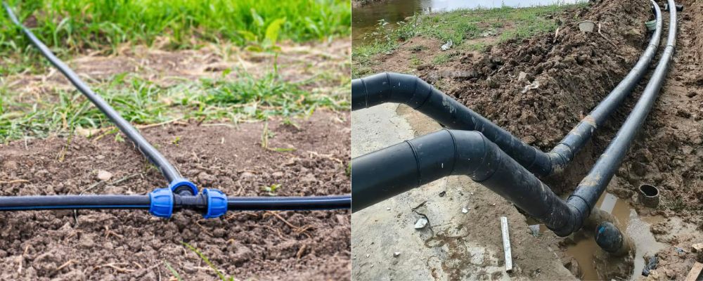 mạng lưới tưới tiêu ống nhựa HDPE