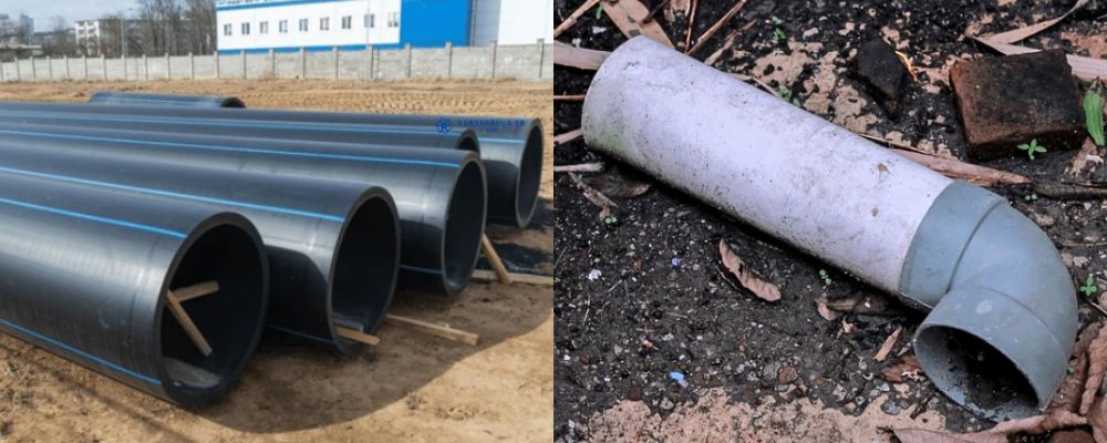 so sánh ống nhựa HDPE và các vật liệu khác