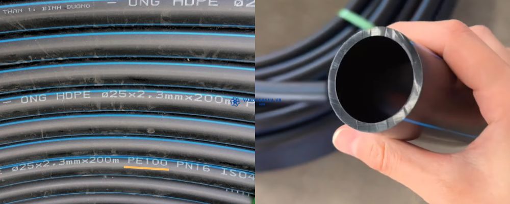cách tính toán lựa chọn kích thước và áp suất của ống HDPE PE100