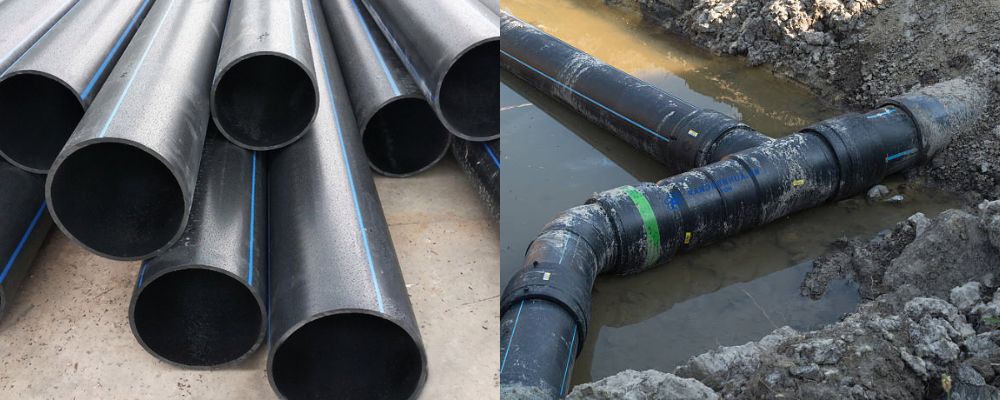 hệ thống cấp nước và thoát nước của ống HDPE PE100