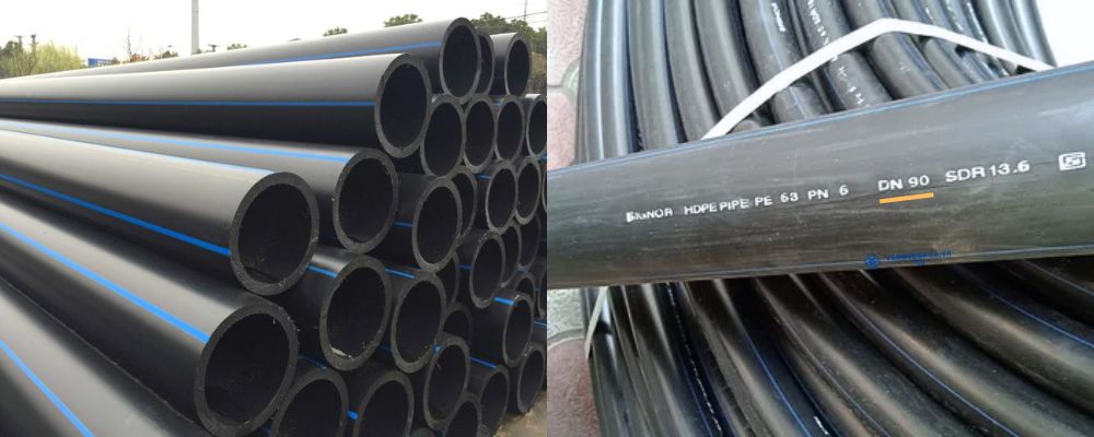 kích thước và đặc điểm vật lý ống HDPE 90