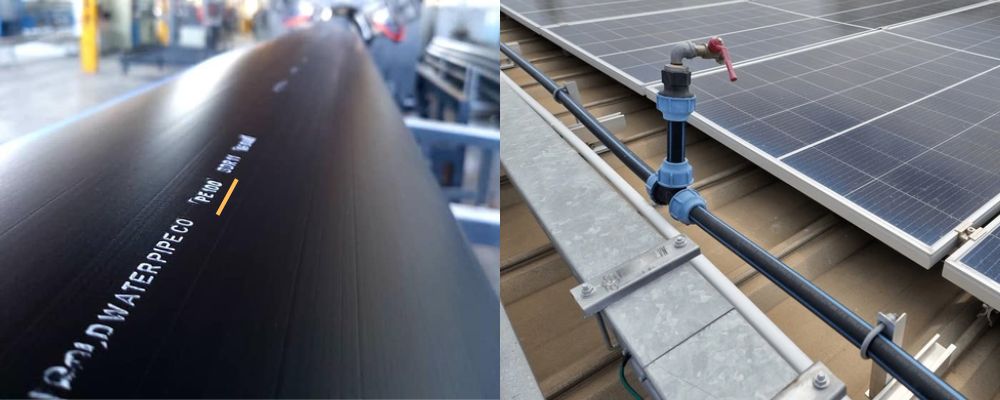 ngành công nghiệp và năng lượng sử dụng ống HDPE PE100