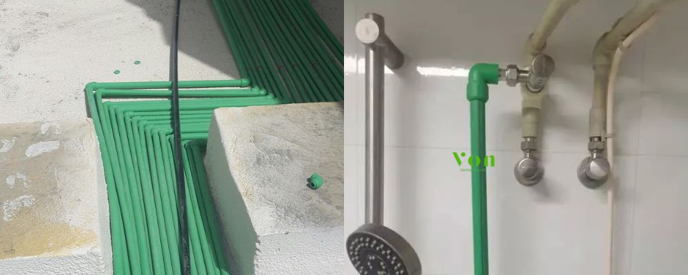 ống ppr 20 dùng trong nước nóng