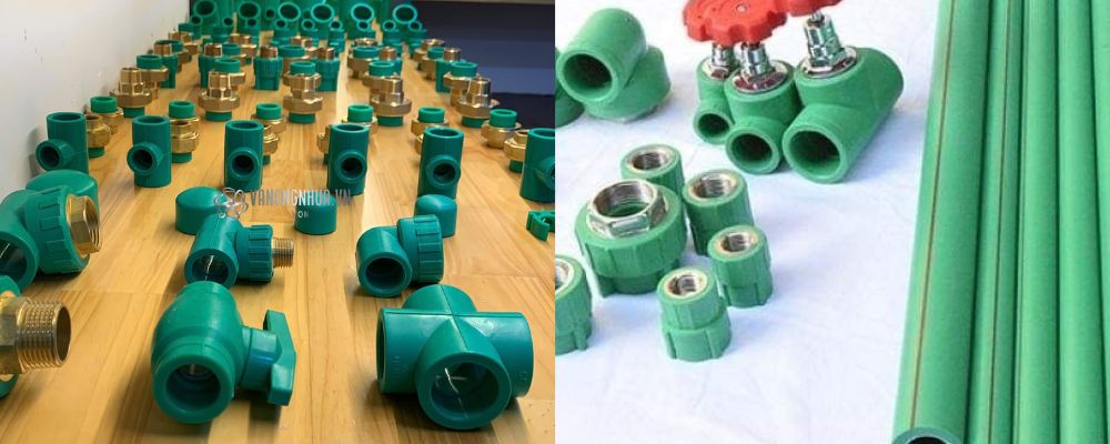 ống ppr pn20 lắp đặt với phụ kiện nào