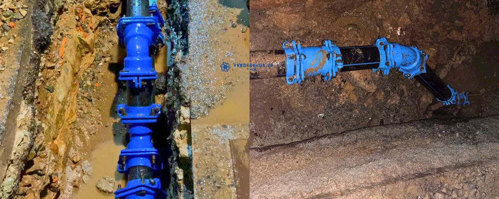 phụ kiện ống HDPE kiểu cơ khí