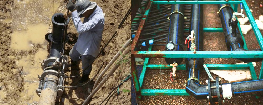 ứng dụng của phụ kiện ống HDPE trong các lĩnh vực công nghiệp