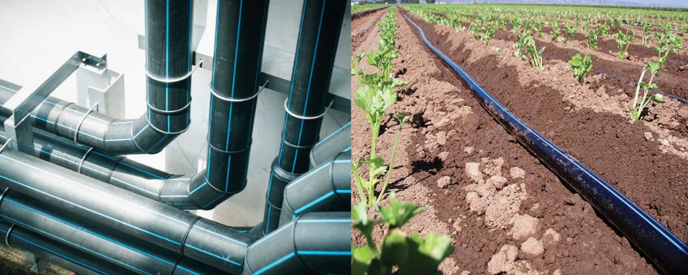 ứng dụng ống hdpe pe80