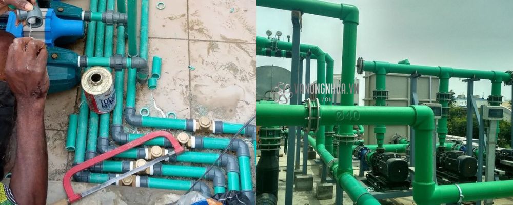 ứng dụng ống ppr 40