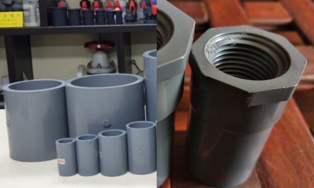dùng măng sông nhựa pvc cho ống upvc