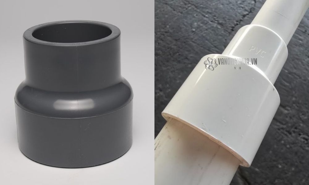 kiểu kết nối côn thu pvc