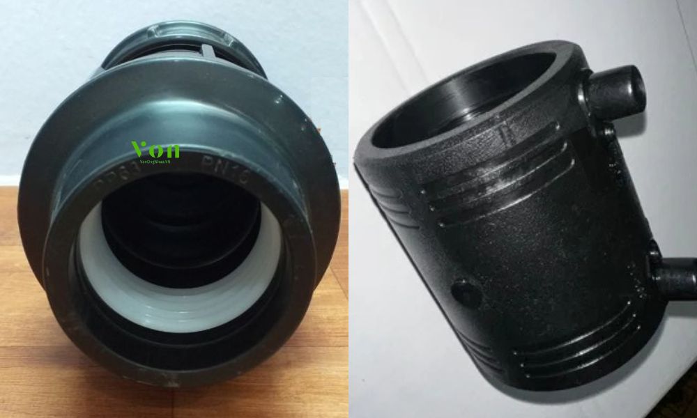 kiểu kết nối măng sông hdpe d63