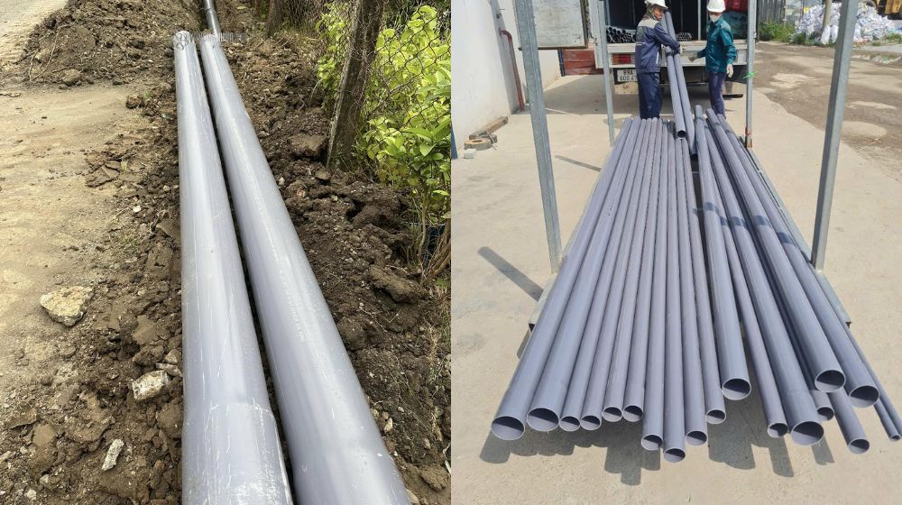 ống nhựa uPVC dùng trong thoát nước và xử lý thải