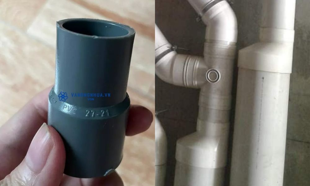 phụ kiện pvc kiểu côn thu