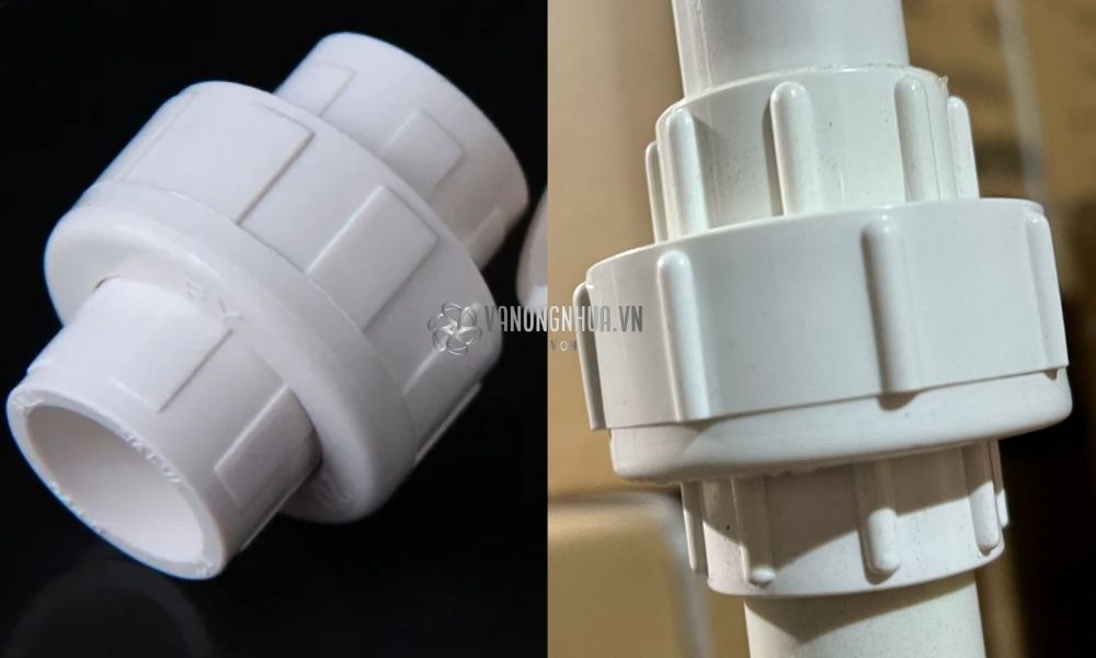 phụ kiện pvc kiểu rắc co