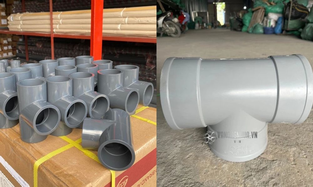 phụ kiện upvc kiểu tê