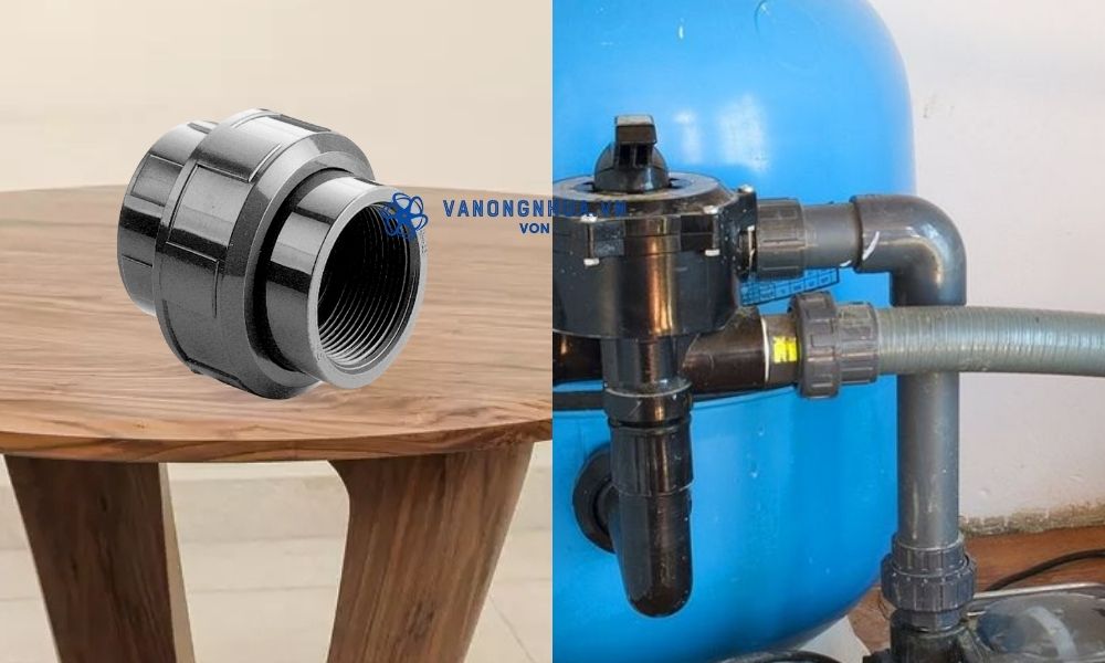 rắc co pvc ren