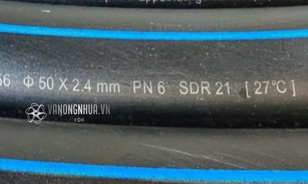 thông số ống hdpe 50