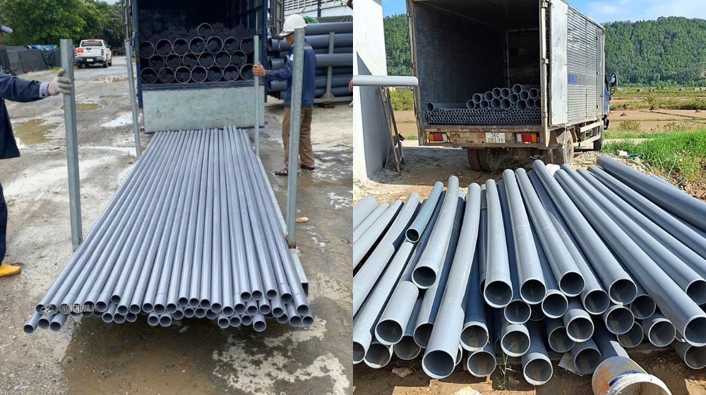 trọng lượng nhẹ dễ vận chuyển và lắp đặt của ống nhựa uPVC