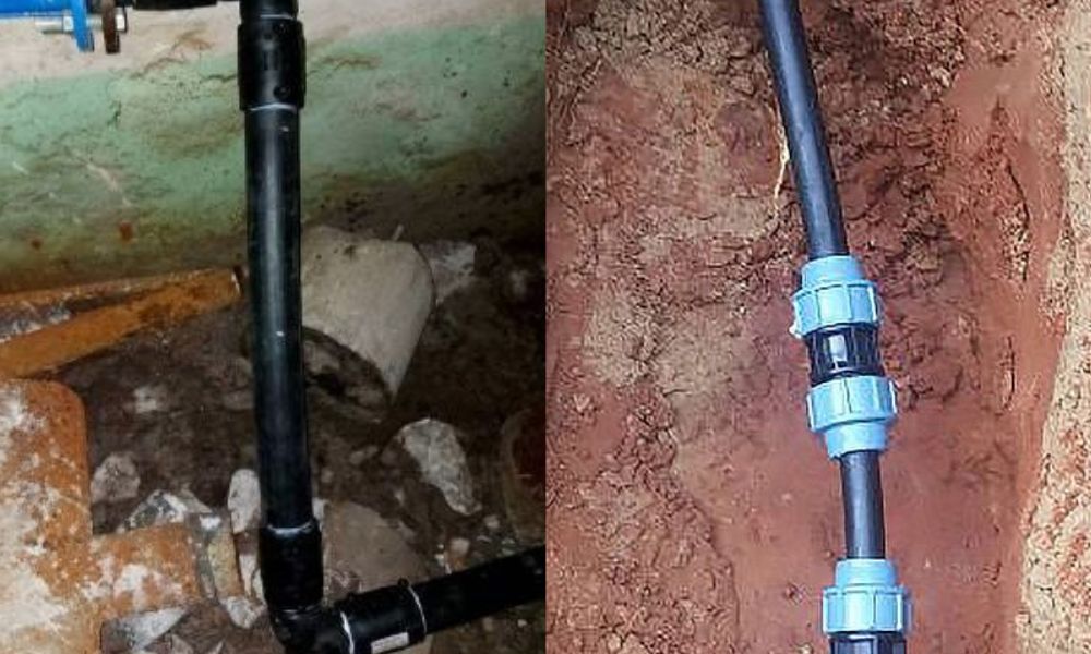 ứng dụng măng sông hdpe d63