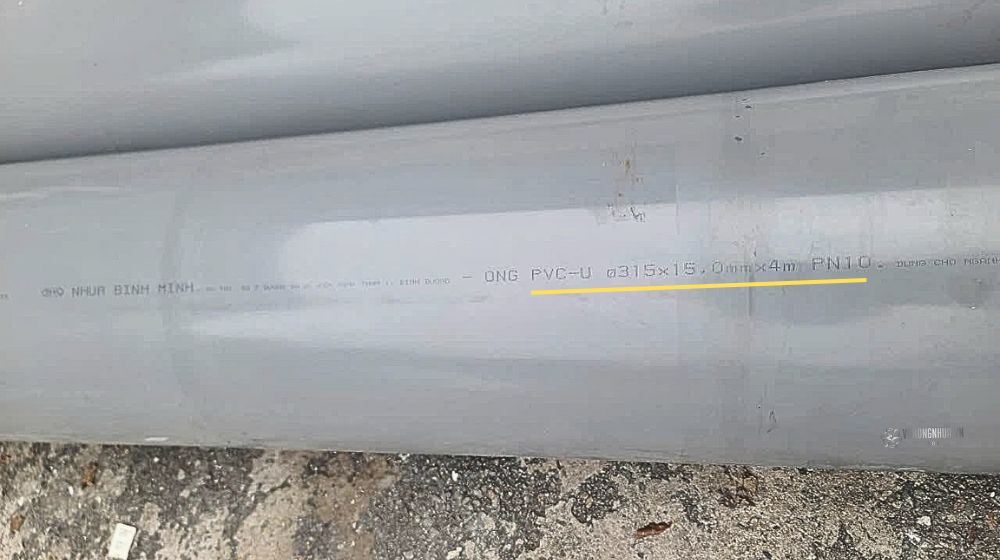 xác định áp suất làm việc và hệ số an toàn của ống nhựa uPVC