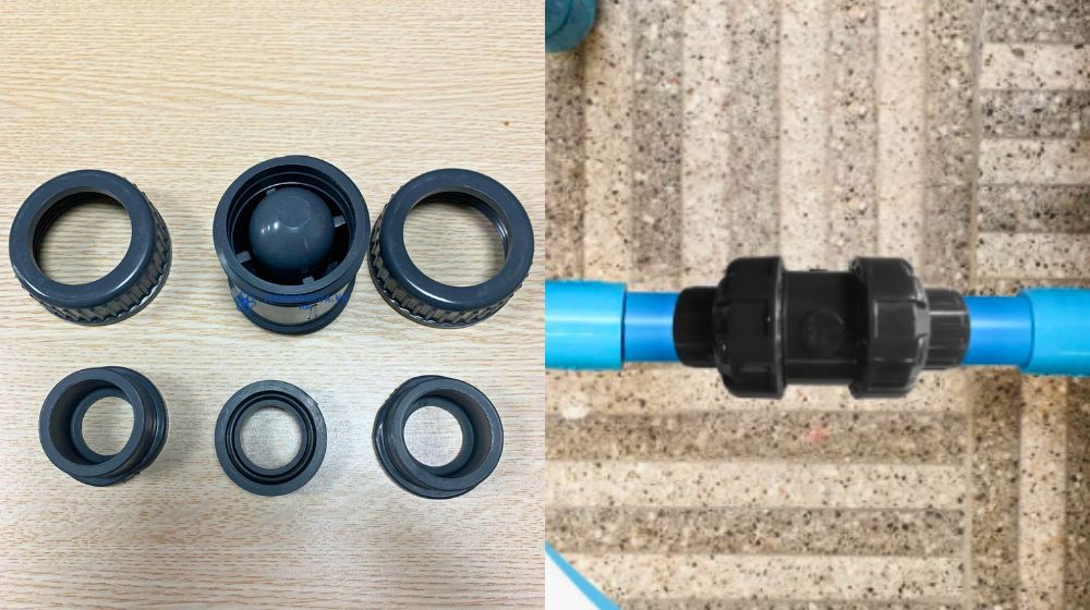bảo trì van 1 chiều pvc và so sánh với van kim loại