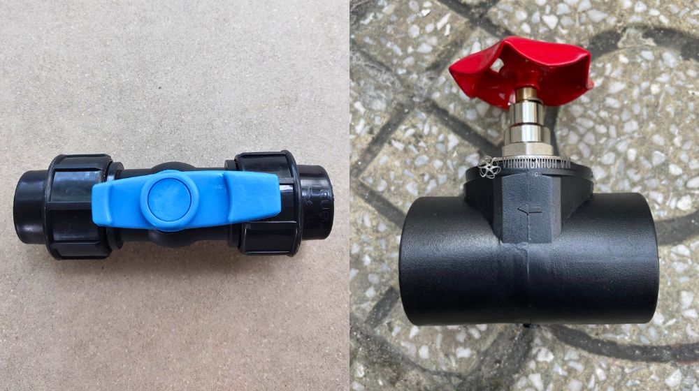các loại van khóa HDPE phổ biến