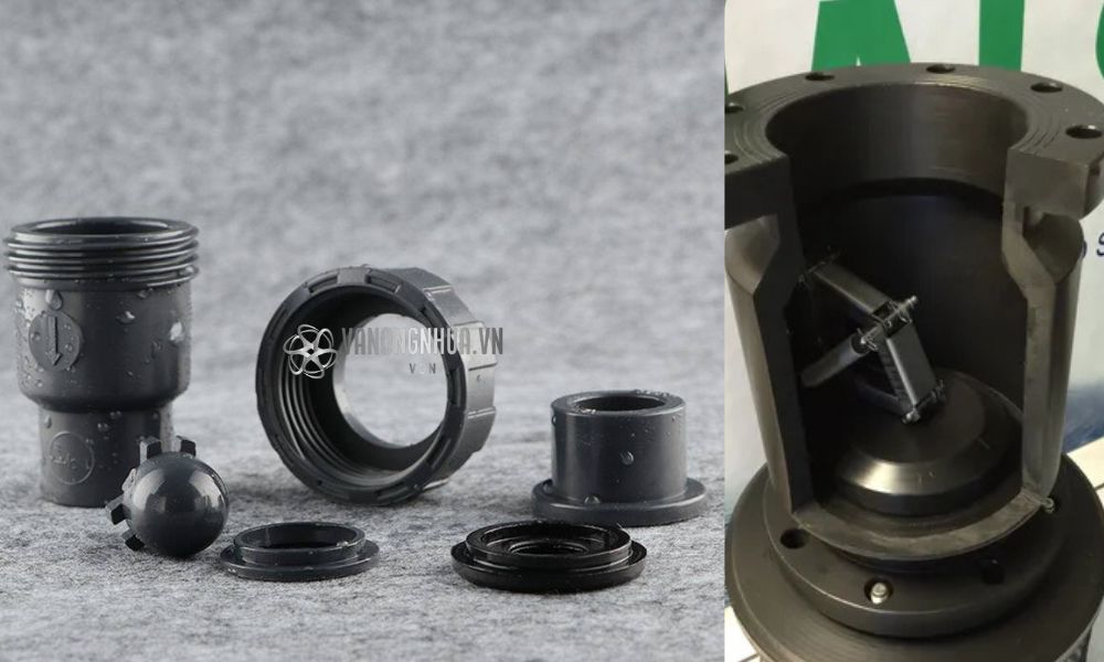 cấu tạo van 1 chiều hdpe