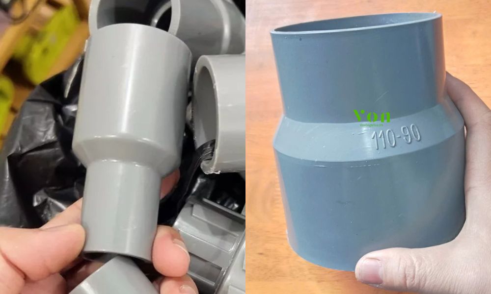 chọn kích thước côn thu nhựa