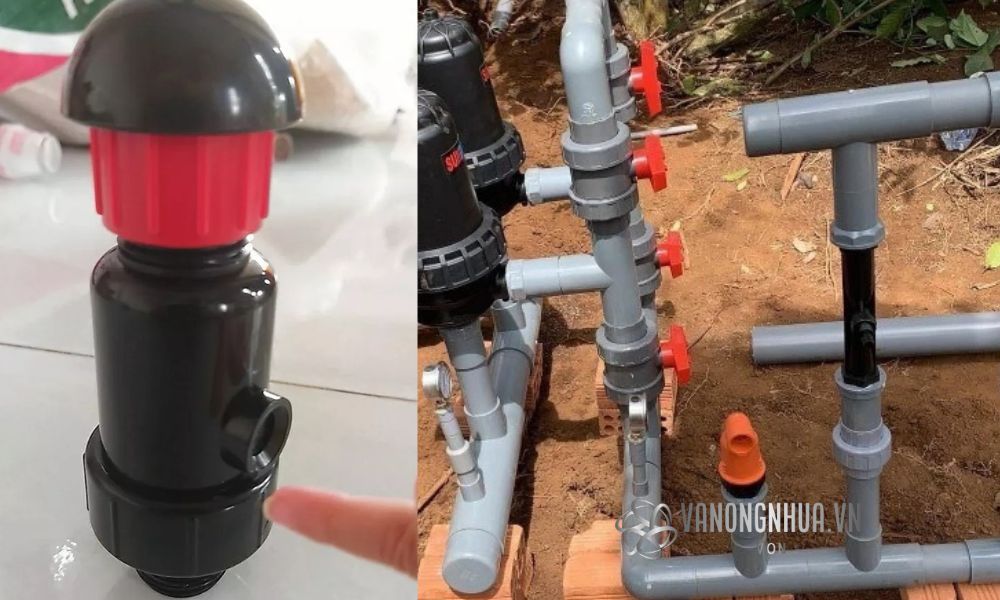 chức năng van xả khí nhựa