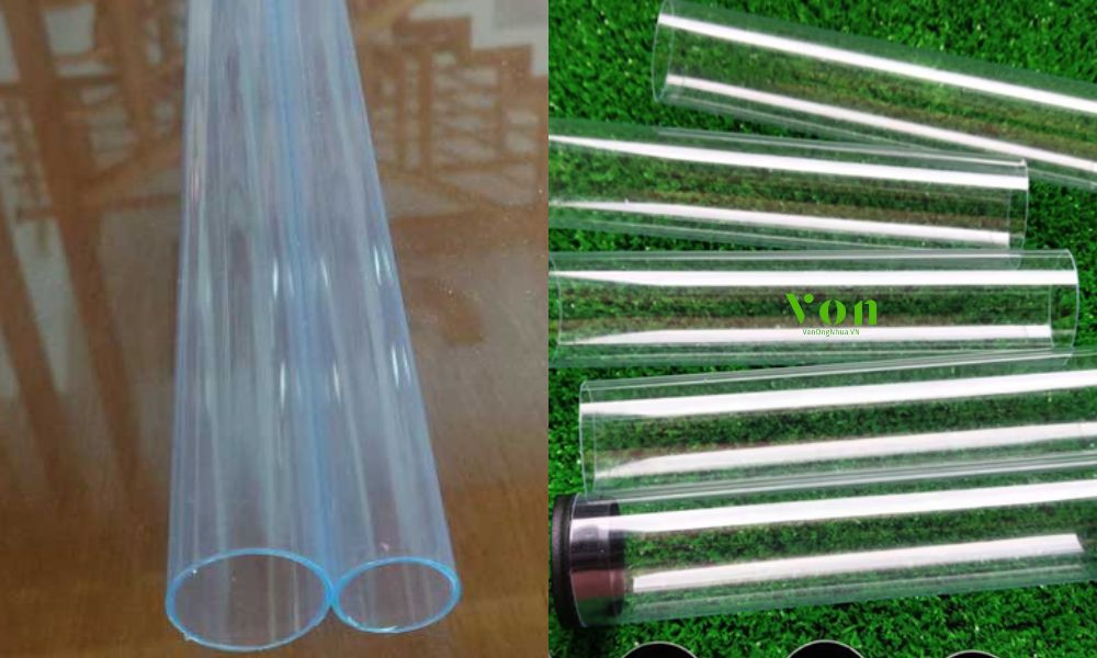 chủng loại ống nhựa trong suốt
