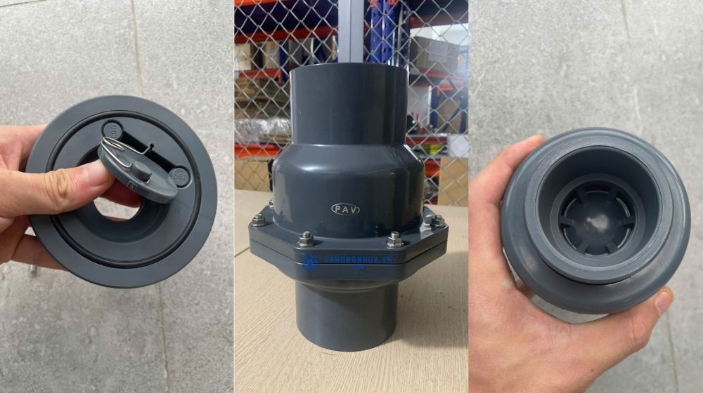 chủng loại và nguyên lý của các kiểu van 1 chiều pvc