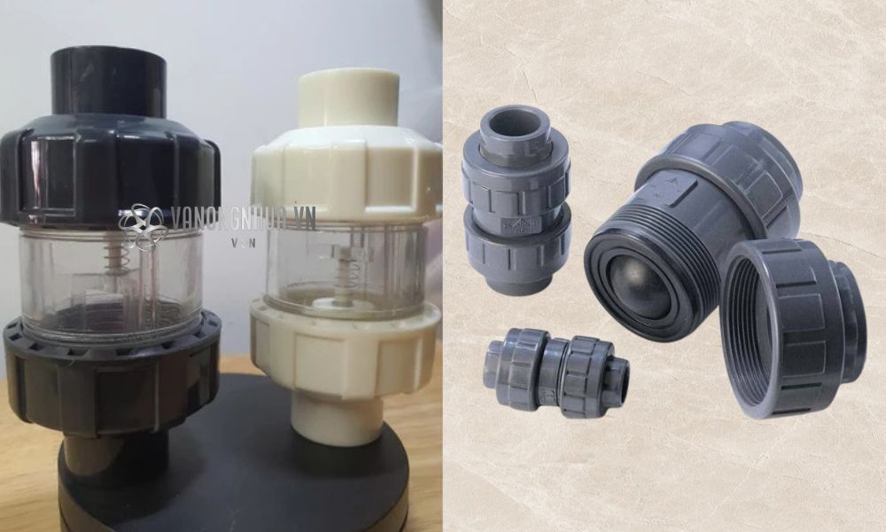 cơ chế hoạt động van 1 chiều nhựa rắc co