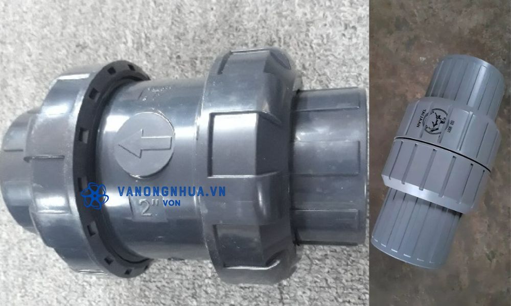 khái niệm van 1 chiều nhựa phi 60