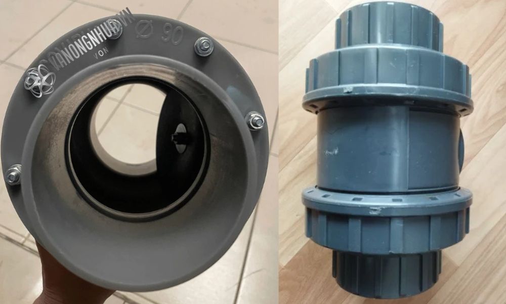 khái niệm van 1 chiều nhựa phi 90