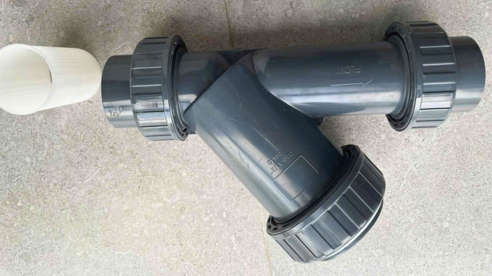 kiểm tra độ kín và thử áp thấp của y lọc nhựa PVC