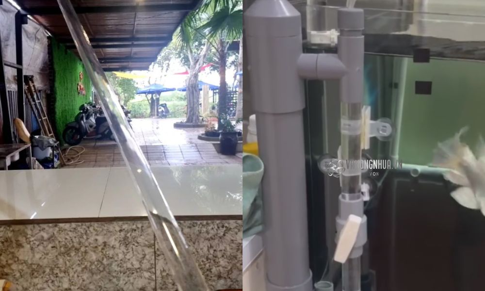 kiểu kết nối ống nhựa trong suốt