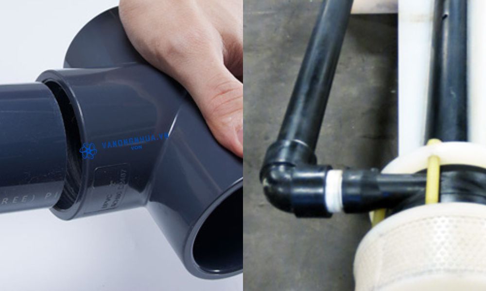 kiểu kết nối phụ kiện clean PVC