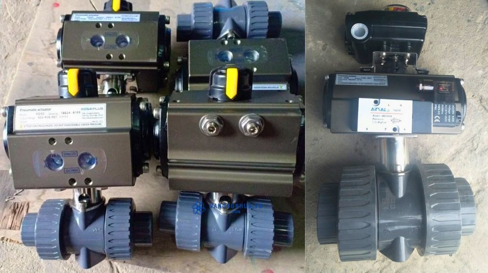 so sánh van bi nhựa điều khiển khí nén