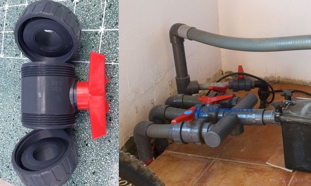 tên gọi khác van bi nhựa rắc co