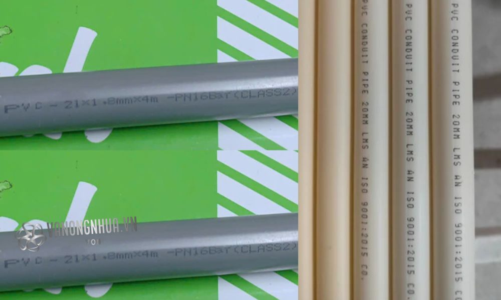 thông số kích thước ống nhựa pvc