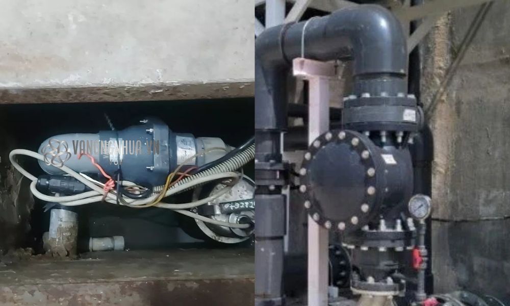 ứng dụng van 1 chiều lá lật nhựa