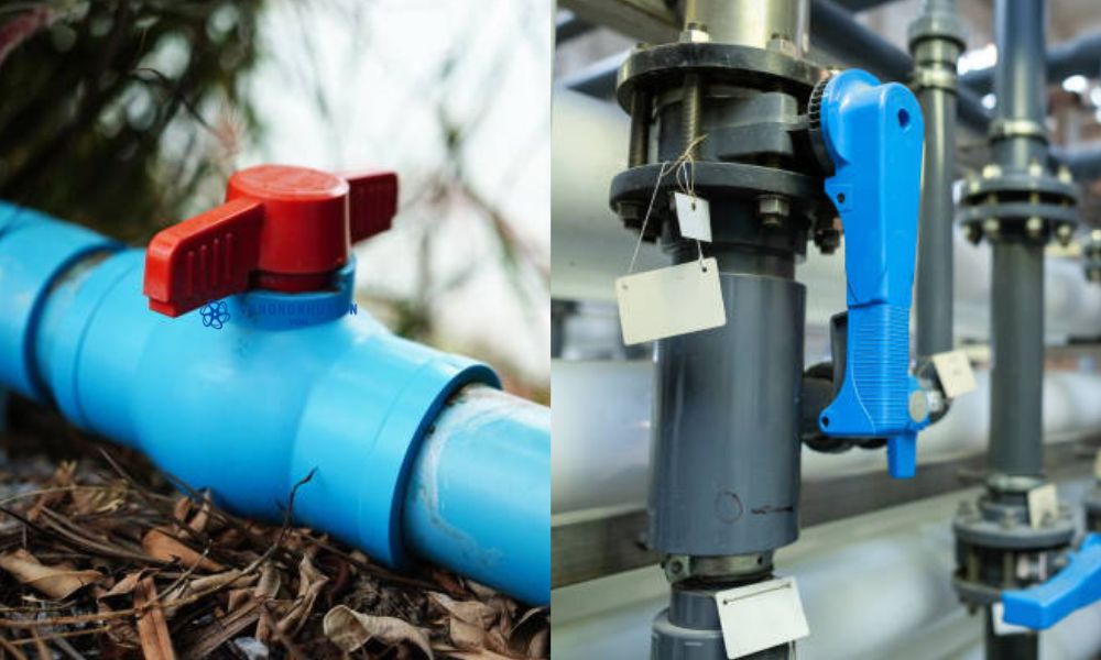 ứng dụng van nhựa pvc