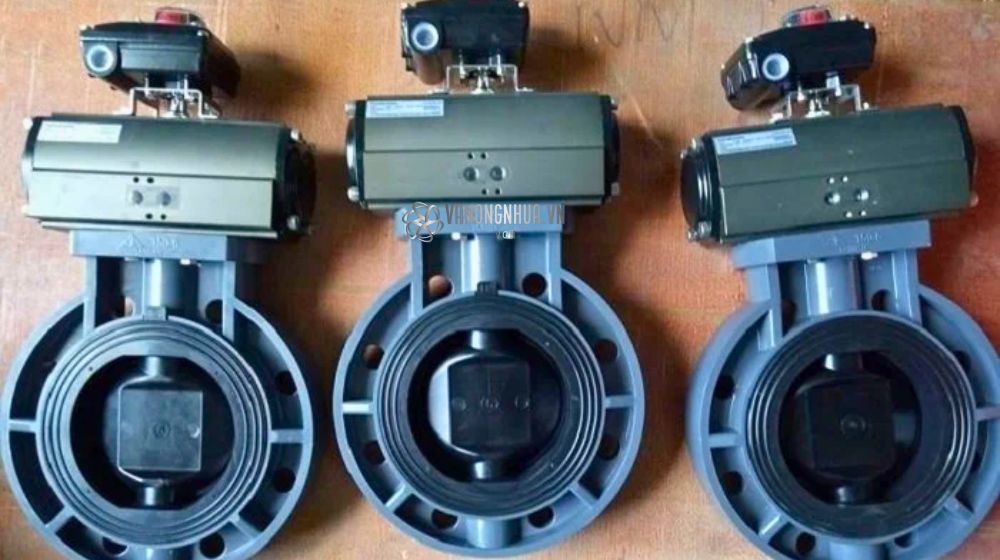 vai trò của van bướm nhựa điều khiển khí nén trong nông nghiệp thủy sản hồ bơi