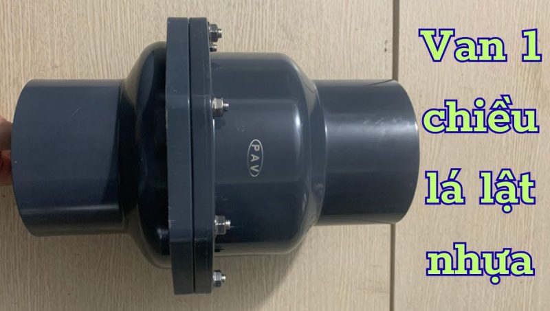 van 1 chiều lá lật nhựa