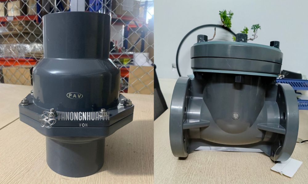 van 1 chiều lá lật nhựa là gì