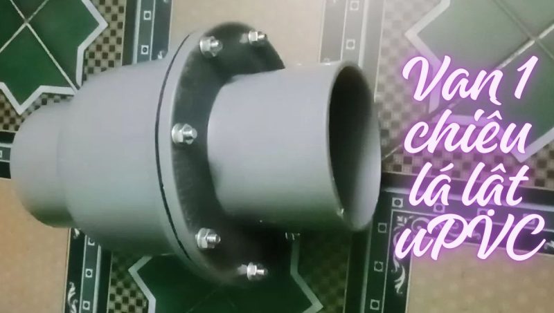 van 1 chiều lá lật upvc