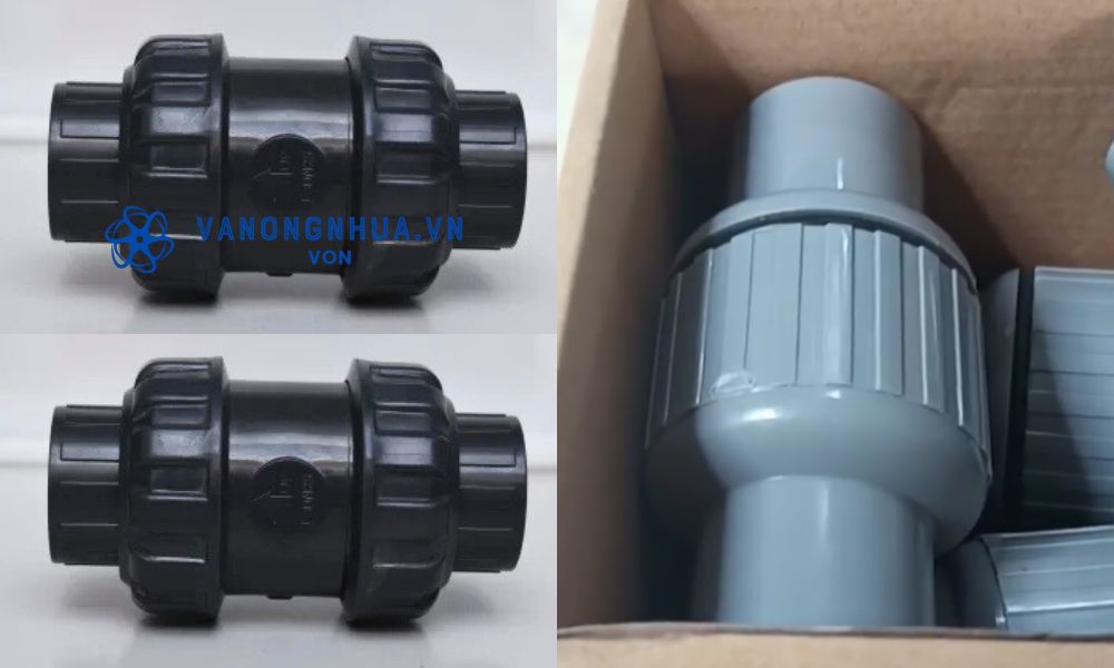 van 1 chiều nhựa phi 34 chịu nhiệt bao nhiêu